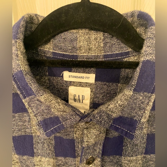 Gap-Mens beautiful flannel shirt, size large. Very good condition - Picture 1 of 4